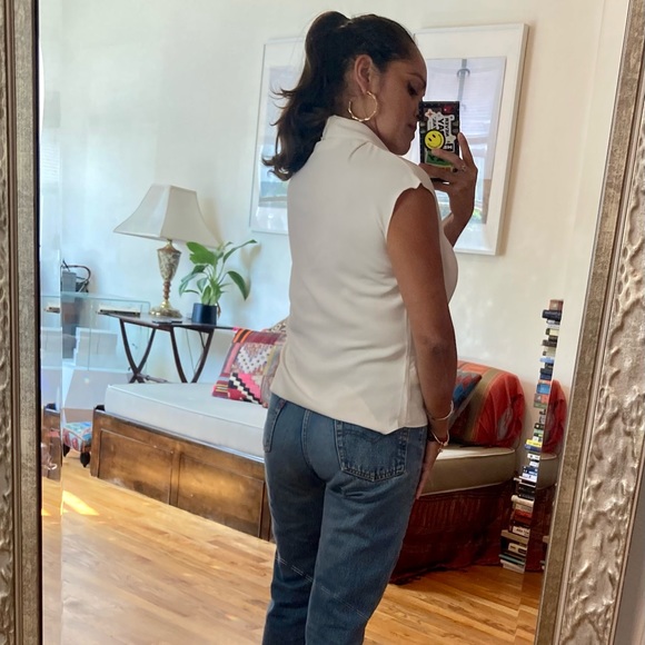 Amanda Uprichard Ivory summer milano blouse size S. Gently worn. - Picture 5 of 9